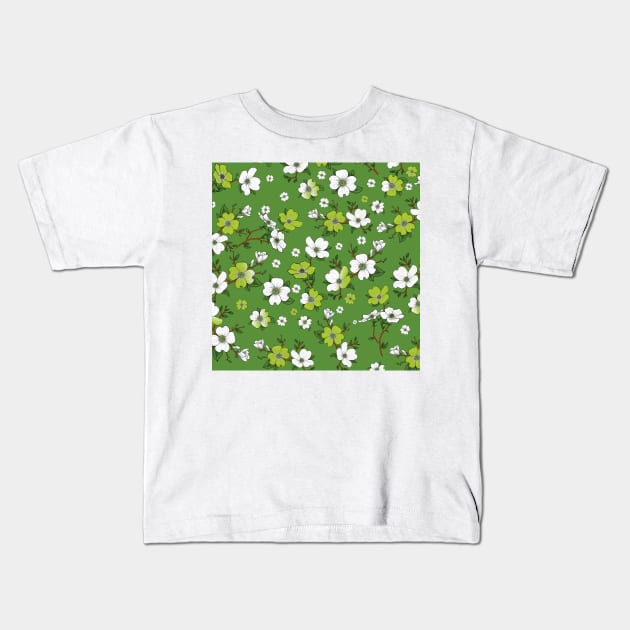 floral design 2 Kids T-Shirt by B&K